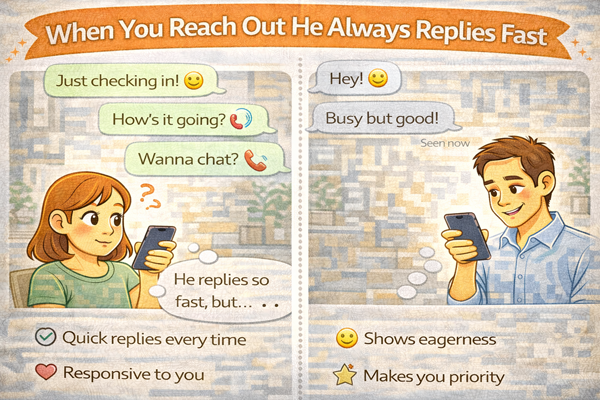 내가 먼저 연락하면 항상 바로 답장하는 남자 심리