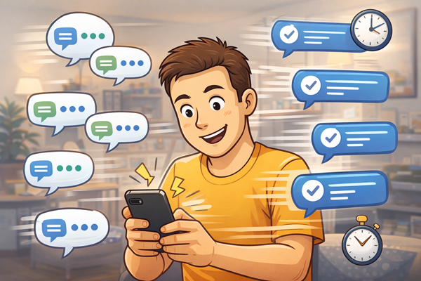 답장은 빠른 남자 심리 상황 예시